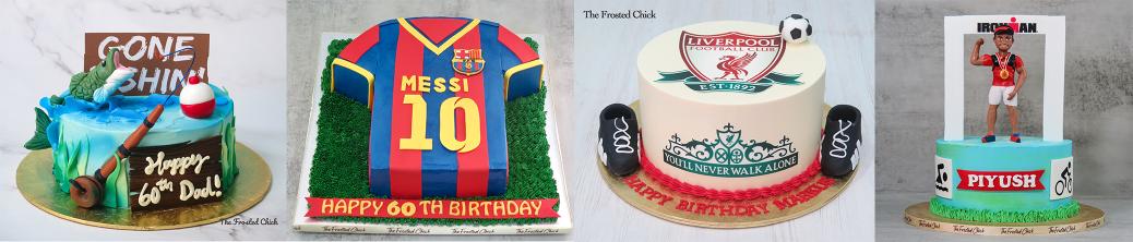 sports hobby cake